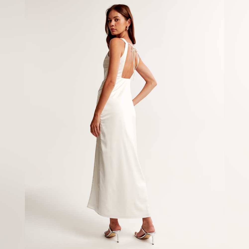 Abercrombie & Fitch White Maxi Dress - Picture 2 of 12